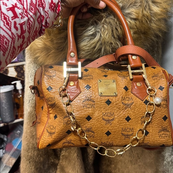 MCM cognac Boston